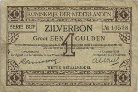 Niederlande / Netherlands P.013 1 Gulden 1918 (4) 