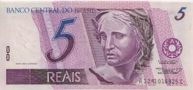 Brasilien / Brazil P.244Aa 5 Reais (1997-2003) (1) 