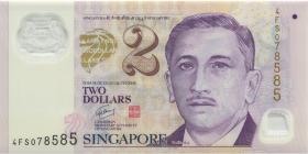 Singapur / Singapore P.46e 2 Dollars (2005) Polymer (1) 