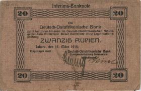 R.906a: Deutsch-Ostafrika 20 Rupien 1915 (3+) 