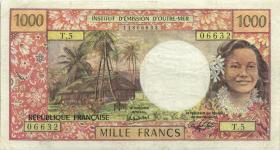 Tahiti, Frz. Übersee P.27c 1000 Francs (1983) (3) 