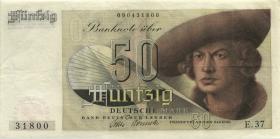 R.254 50 DM 1948 Bank Deutscher Länder E.37 (3+) 
