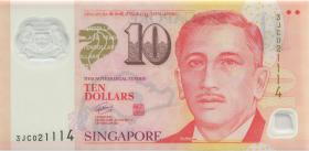 Singapur / Singapore P.48d 10 Dollars (2014) Polymer (1) 