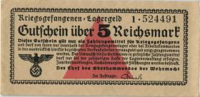 R.520a: Kriegsgefangenengeld 5 Reichsmark (1939) (1) 6-stellig 