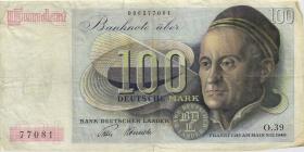 R.256 100 DM 1948 Bank Deutscher Länder (3) 0.39 