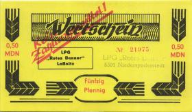 L.098 LPG Niedersynderstedt "Rotes Banner" 50 Pfennig (1) 