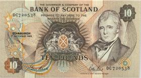 Schottland / Scotland P.113c 10 Pounds 1989 (1) 