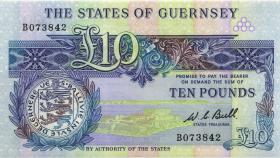 Guernsey P.50a 10 Pounds (1980-89) (1) 