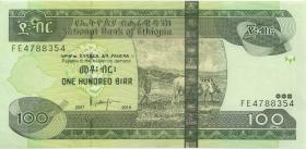 Äthiopien / Ethiopia P.52g 100 Birr 2015 (1) 