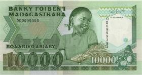 Madagaskar P.074b 10.000 Francs = 2.000 Ariary (1988-93) (1) DD 0999393 