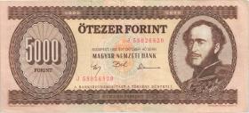 Ungarn / Hungary P.177b 5.000 Forint 1992 (3) 