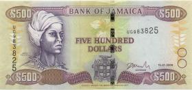 Jamaika / Jamaica P.085g 500 Dollars 2009 (1) 