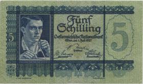 Österreich / Austria P.093 5 Schilling 1927 (3) 