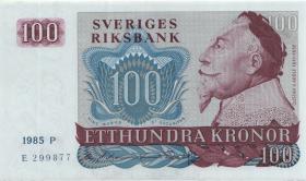 Schweden / Sweden P.54c 100 Kronen 1985 (1) 