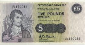 Schottland / Scotland P.212d 5 Pounds Sterling  1989 (1) 