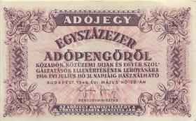 Ungarn / Hungary P.143c 10.000 Adopengö 1946 (2) 