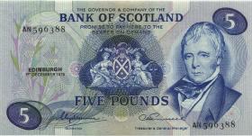 Schottland / Scotland P.112c 5 Pounds 1.12.1975 (1) 