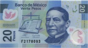 Mexiko / Mexico P.122a 20 Pesos 19.6.2006 Polymer (1) 