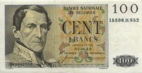 Belgien / Belgium P.129c 100 Francs 5.8.1959 (2) 