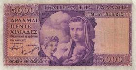 Griechenland / Greece P.173 5.000 Drachmen (1945) (3) 