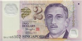 Singapur / Singapore P.46f 2 Dollars (2005) Polymer (1) 
