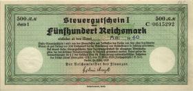 R.718: Steuergutschein 500 Reichsmark 1939 (Mai 1940) (2) 