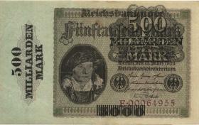 R.121a: 500 Milliarden Mark 1923 (3+) 