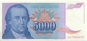 Jugoslawien / Yugoslavia P.141 5.000 Dinara 1994 (1) 
