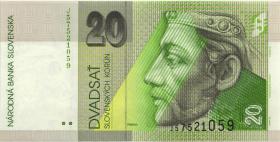 Slowakei / Slovakia P.20e 20 Kronen 2001 (1) 