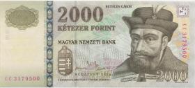 Ungarn / Hungary P.190c 2.000 Forint 2004 (1) 