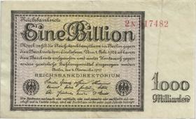 R.131b: 1 Billion Mark 1923 Firmendruck N (3) 