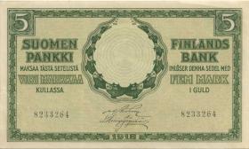 Finnland / Finland P.036 5 Markkaa 1918 (1/1-) 