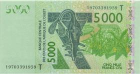 West-Afr.Staaten/West African States P.817Ts 5000 Francs 2019 Togo (1) 