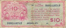 USA / United States P.M14 10 Dollars (1947) Serie 471 (4) 