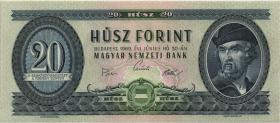 Ungarn / Hungary P.169e 20 Forint 1969 (1) 