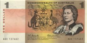Australien / Australia P.37a 1 Dollar (1966) (1) 