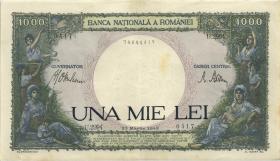 Rumänien / Romania P.052 1000 Lei 1943 (1-) 