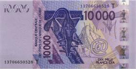 West-Afr.Staaten/West African States P.818Tm 10.000 Francs 2013 (1) 