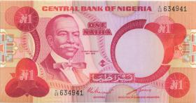 Nigeria P.19b 1 Naira (1979-84) (1) 