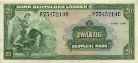 R.260 20 DM 1949 Bank Deutscher Länder (2) 