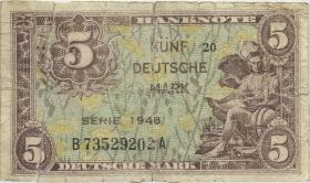 R.236F 5 DM 1948 zeitgenössische Fälschung (4) 