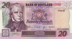Schottland / Scotland P.121b 20 Pounds 1998 CE549953 (1) 