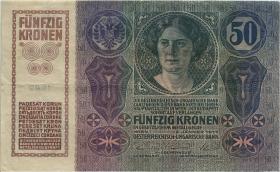 Österreich / Austria P.015 50 Kronen 1914 (3) 