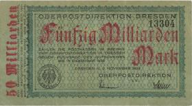 MG503.2a OPD Dresden 50 Milliarden Mark 1923 (3+) 