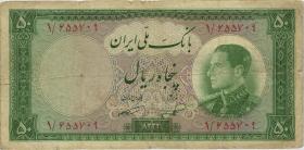 Iran P.066 50 Rials 1954 (4) 