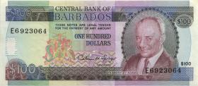 Barbados P.45 100 Dollars (1994) (3+) 