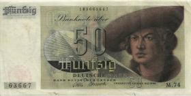 R.254 50 DM 1948 Bank Deutscher Länder M.74 (3+) 