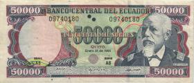 Ecuador P.130a 50.000 Sucres 1995 (3) 