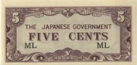 Malaya-Jap.Besetzung P.M 02a 5 Cents (1942) (1) 
