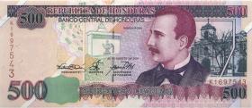 Honduras P.078d 500 Lempiras 2001 (1) 